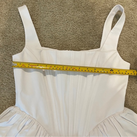 STAUD LANDSCAPE DRESS WHITE （Size 4） - Picture 8 of 12